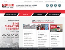 Tablet Screenshot of bikemaraton.com.pl